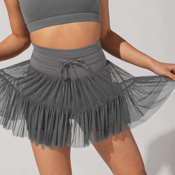 PLEATED LACE-UP SKIRT - Image 7