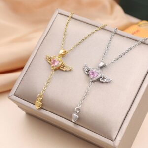 Cupid Angel Wings Necklace