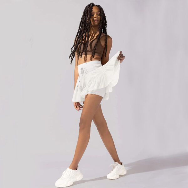 PLEATED LACE-UP SKIRT - Image 10
