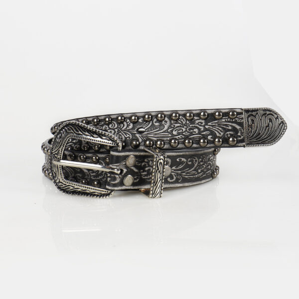 RIVET EMBOSSED BUCKLE BELT - Image 4